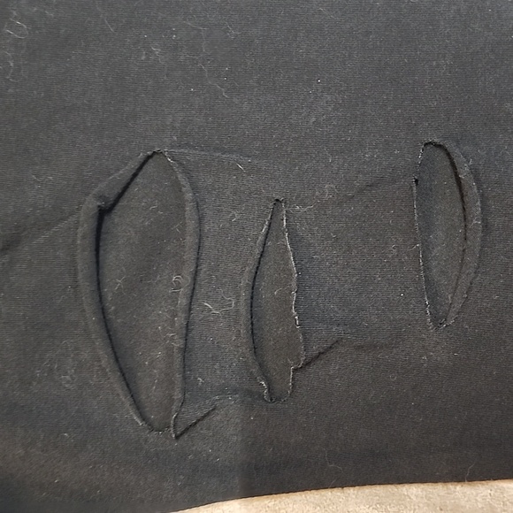 Perfect Leggings brand destruction style black leggings - Picture 3 of 10